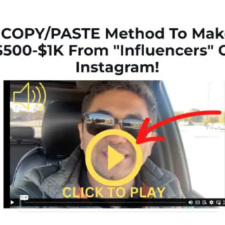 COPY/PASTE Method To Make $500-$1K From (Influencers) On Instagram