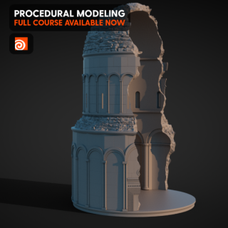 CGSide – Church Ruins – Houdini Modeling